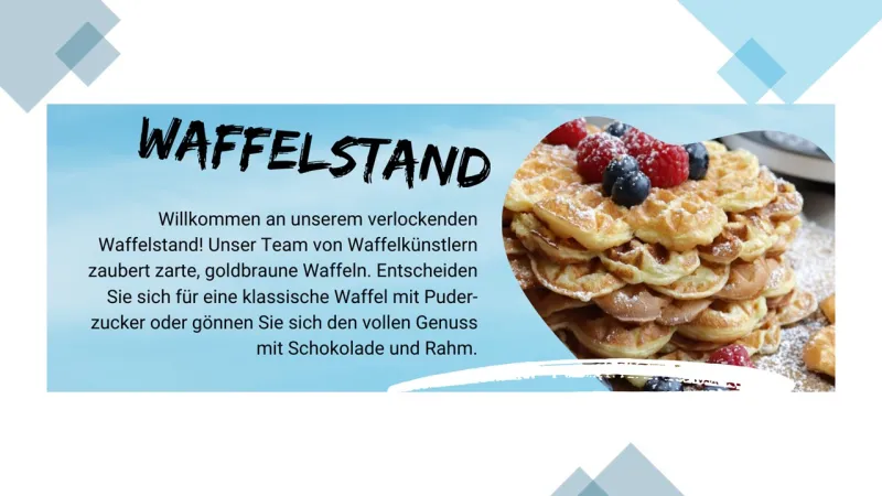 Waffelstand (Foto: Katja Oel) Waffelstand (Foto: Katja Oel)