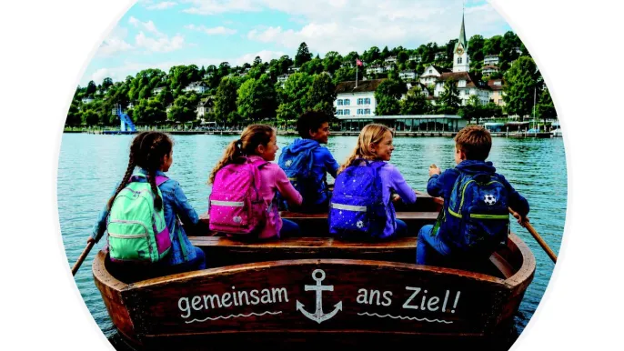 Kinder im Boot (Foto: KI Prompt RM) Kinder im Boot (Foto: KI Prompt RM)