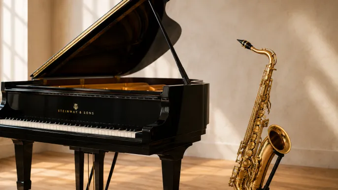 Jazz Piano und Saxophon (Foto: ChatGPT Image 27. Aug. 2026, 13_47_55) Jazz Piano und Saxophon (Foto: ChatGPT Image 27. Aug. 2026, 13_47_55)